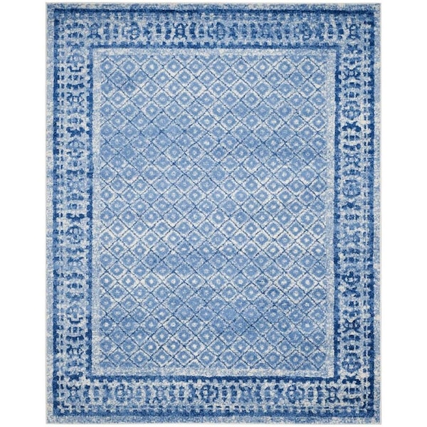 Safavieh Adirondack Large Rectangle Area Rug Silver & Blue - 8 x 10 ft. ADR110D-8 - main
